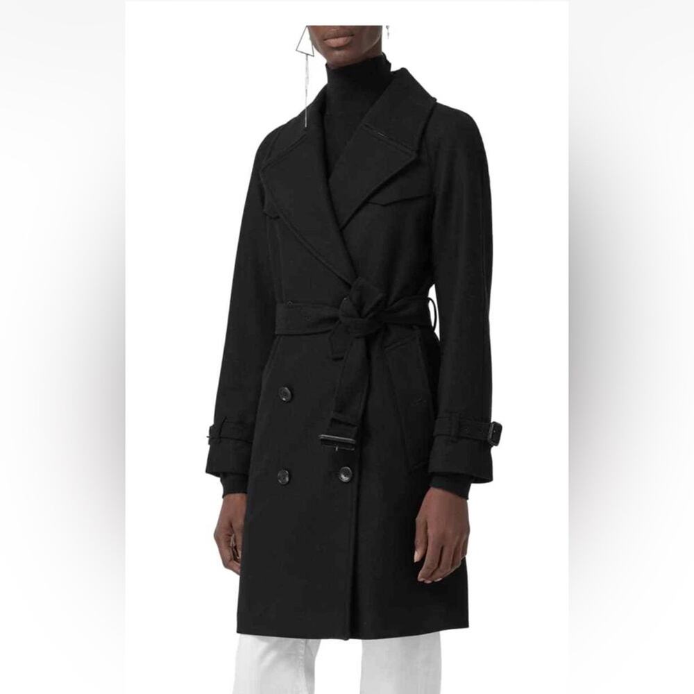 Burberry Cranston Wool Cashmere Trech Coat 6 US WOMEN’S